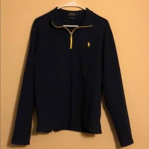 Polo fleece pullover